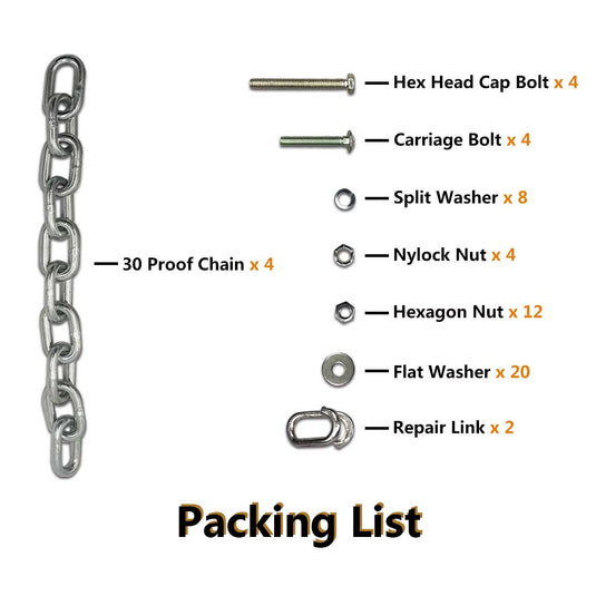 2 Piece Hanging Chain Kit