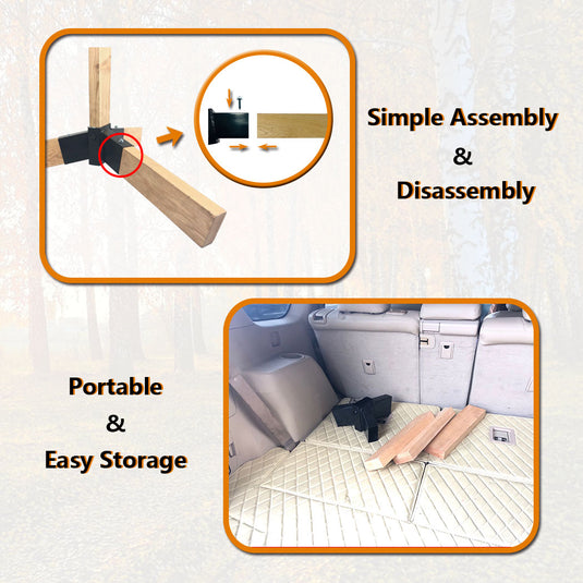 Tripod Bracket 2X4 Target Stand Base - 1 PACK