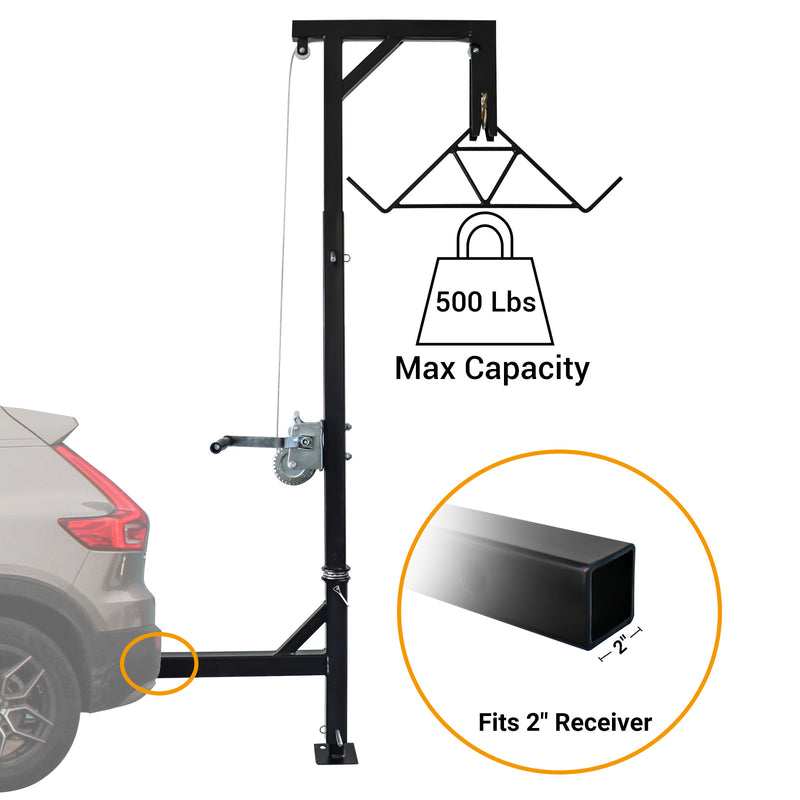 Load image into Gallery viewer, Truck Hitch Game Hoist Lift System
