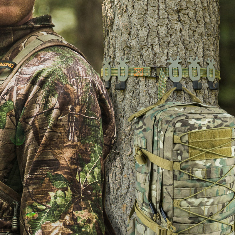 Load image into Gallery viewer, Treestand Strap Gear Hangers for Hunting Gears Bow - 5 Hooks Set
