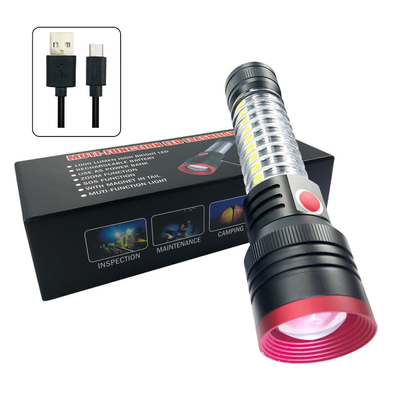 Load image into Gallery viewer, USB Rechargeable Flashlight

