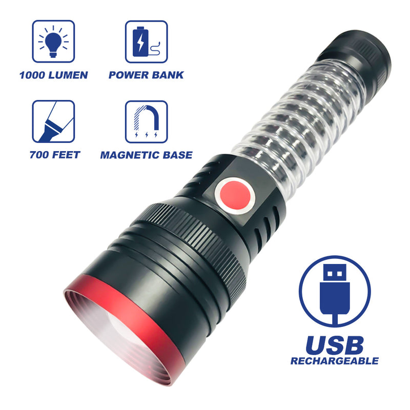 Load image into Gallery viewer, USB Rechargeable Flashlight
