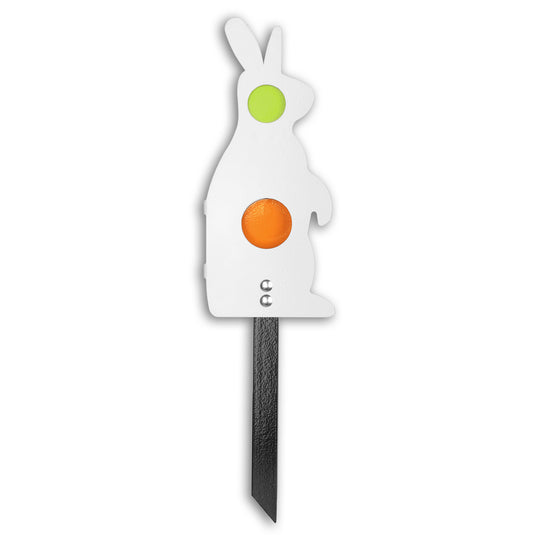 Metal Rabbit Resetting Target Neon Plates - Rated for .22/.177 Caliber